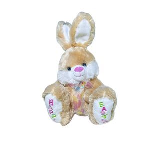 Dan Dee 14" Plush Hoppy Hopster Brown Collector Choice Easter Rabbit Embroidered